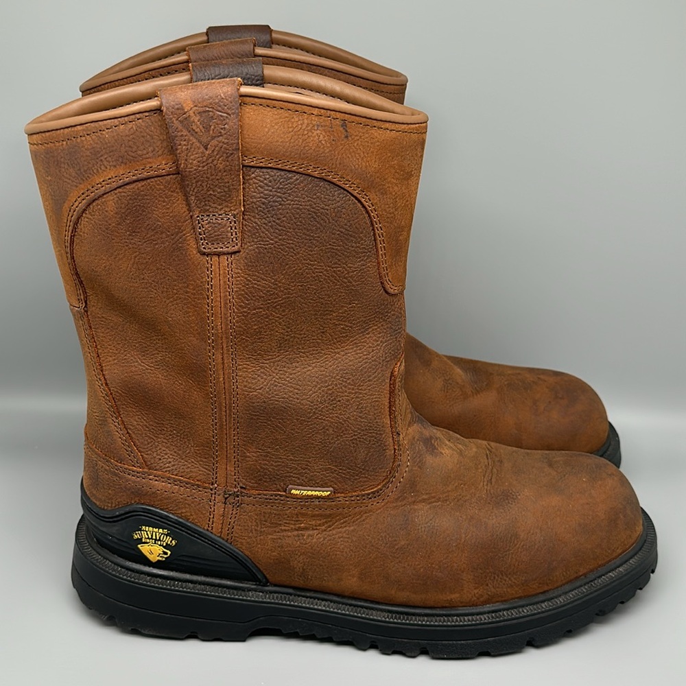Herman Survivors Bison Steel Toe Leather Work‎ Boots Men’s Sz 12